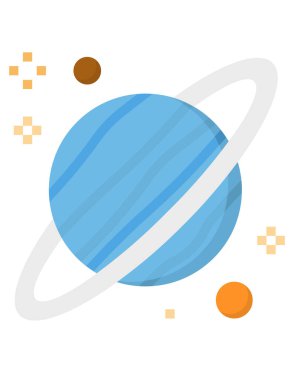 uzay bilim vektörü simgesi