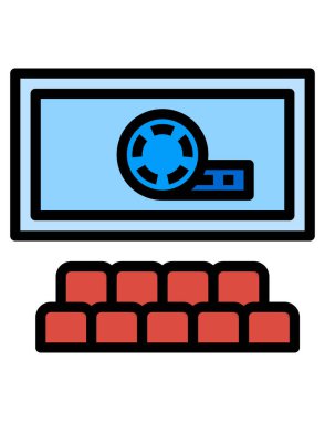 Sinema vektör illüstrasyonu