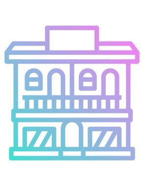 Yapı simgesinin vektör illüstrasyonu