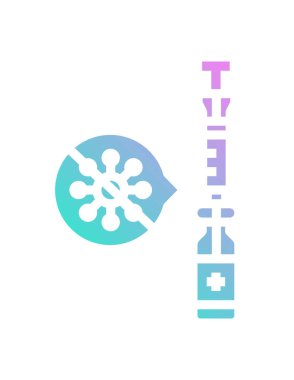 Modern b 'nin vektör illüstrasyonu tıbbi simgeden yoksun