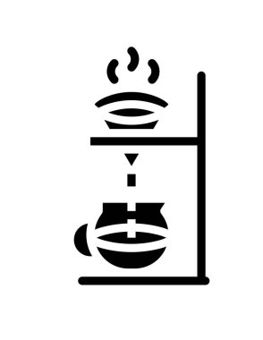 kahve simgesi, vektör illüstrasyonu