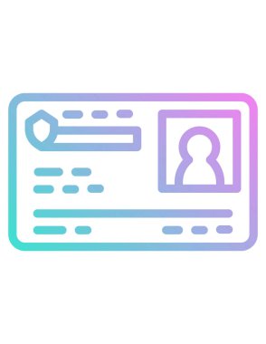 tanımlama simgesi, vektör illüstrasyonu