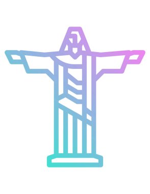 Brezilya simgesinin vektör illüstrasyonu