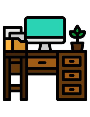 okul düz vektör simgeleri.