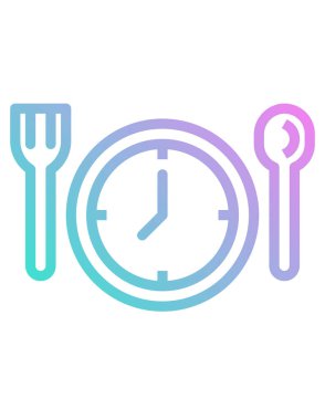 Yemek ikonu. vektör illüstrasyonu