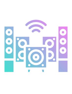 müzik konsepti simgesi, vektör illüstrasyonu