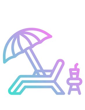 seyahat kavramı simgesi, vektör illüstrasyonu 