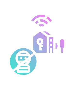 Sosyal ağın modern düz tasarım konseptinin vektör çizimi