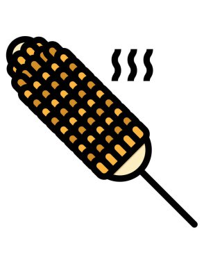 Sıcak çikolata simgesinin vektör illüstrasyonu