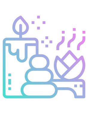 İnşaat vektör simgesi. biçim iki renkli düz sembol, pembe ve mavi renkler, yuvarlak açılar, beyaz arkaplan