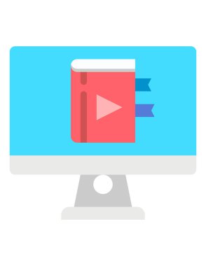 öğrenme konsepti simgesi, vektör illüstrasyonu