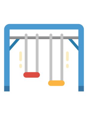 bebek yatağı düz vektör simgesi