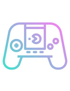 joystick simgesi vektör illüstrasyonu 