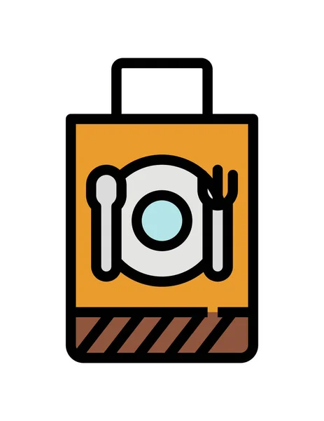 Travel Bag Icon Vector Illustration — Stock Vector