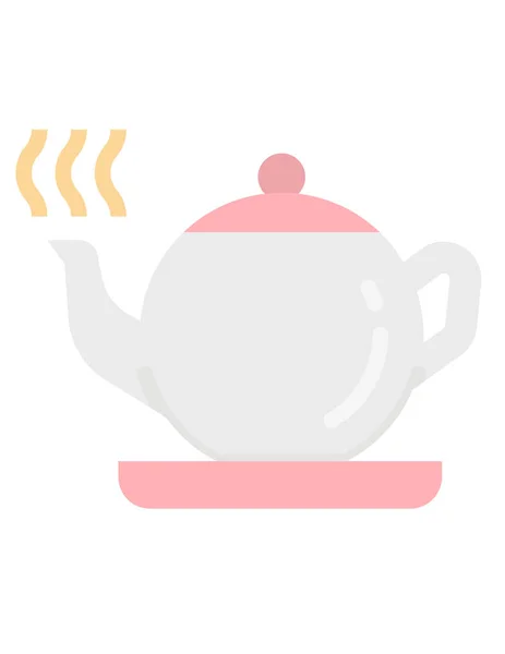 Tea Koncepció Háttér Vektor Ikon — Stock Vector