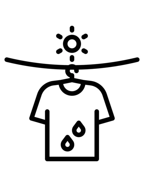 Shirt Εικονίδιο Απλό Στυλ Απομονωμένη Διανυσματική Απεικόνιση — Διανυσματικό Αρχείο