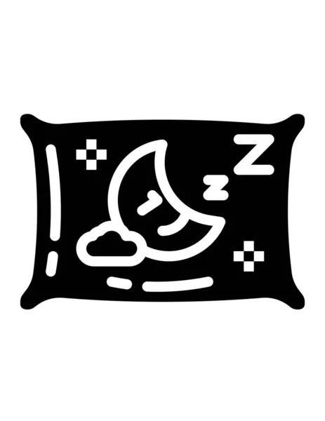 Kissen Symbol Vektor Illustration — Stockvektor