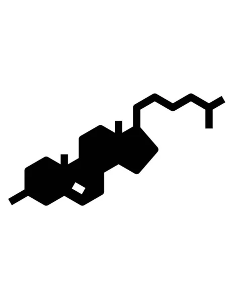 Schwarz Weißes Vektorsymbol — Stockvektor