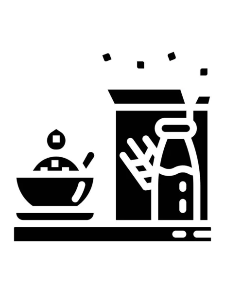 Ilustracja Wektorowa Ikony Żywności — Wektor stockowy
