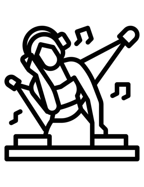 Musik Konzept Symbol Vektorillustration — Stockvektor