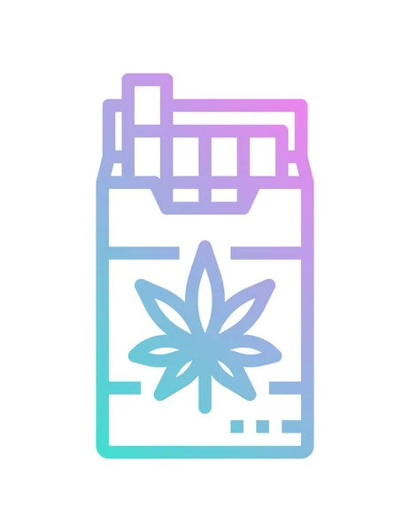 Ilustracja Wektorowa Medycznej Ikony Marihuany — Wektor stockowy