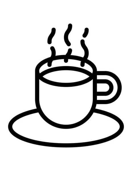 Kaffeetasse Symbol Vektor Illustration — Stockvektor