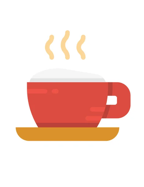 Vektorillustration Einer Tasse Kaffee — Stockvektor