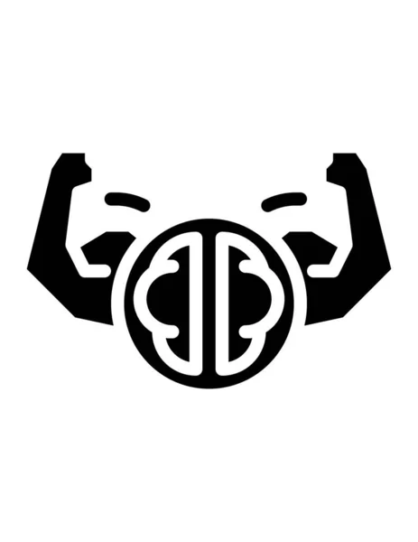 Człowiek Biceps Ikona Wektor Ilustracja — Wektor stockowy