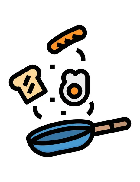 Illustration Vectorielle Des Ustensiles Cuisine Dessin Animé — Image vectorielle