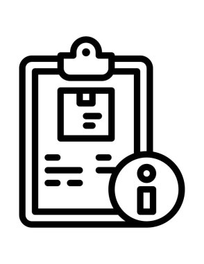 belge vektör çizgisi simgesi