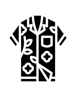 t-shirt simgesi vektör illüstrasyonu