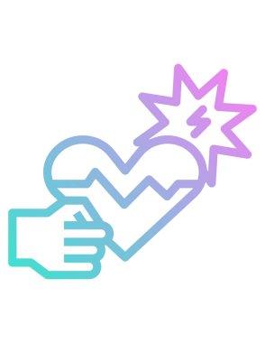 tıbbi rapor vektör simgesi. 