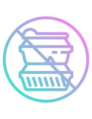 Plastik atık kavramının vektör illüstrasyonu, plastik ürün simgesi