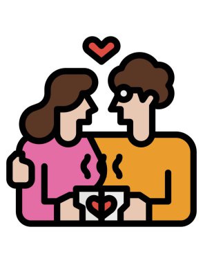 Birbirine aşık iki kişi ve bir kadın ve bir erkek.