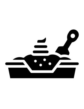 Tekne simgesi siyah renkte, beyaz arkaplanda izole. ulaşım sembolü vektör çizimi.