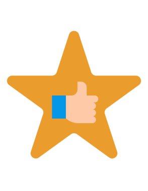 Baş parmak yukarı gibi vektör illüstrasyonuName 