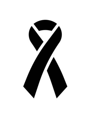 Aids farkındalık kurdelesi ikon vektör illüstrasyon grafik tasarımı