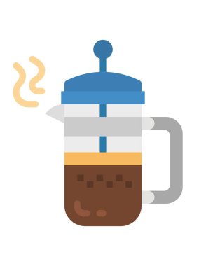 kahve fincanı ikonu vektör illüstrasyonu