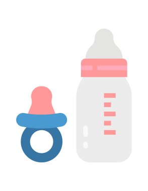 bebek şişe vektör simgesi