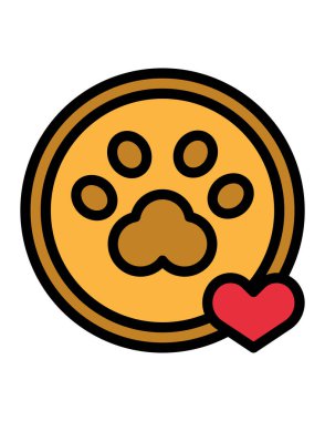 Şirin bir kedinin vektör çizimi