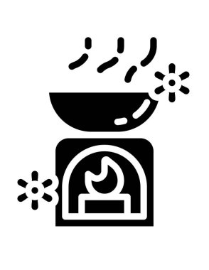 Aromaterapinin vektör illüstrasyonu-