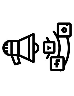 Satır vektör simgesi reklam ediliyor.