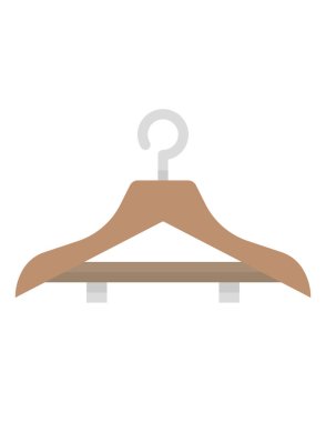giysi askısı vektör simgesi