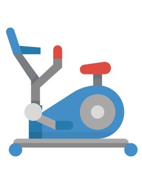 fitness egzersiz ikonu vektör illüstrasyonu