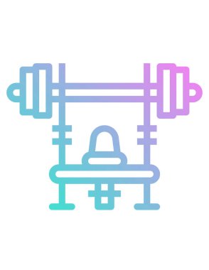 ağırlık kürsü vektör illüstrasyonu 