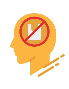 Plastik atık kavramının vektör illüstrasyonu, plastik ürün simgesi