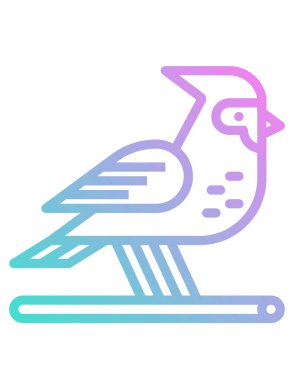 Basit çatal simgesinin vektör çizimi