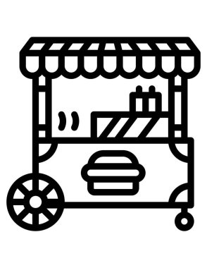 gıda kavramı, vektör illüstrasyonu