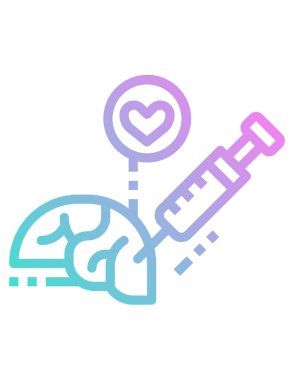 sperm ve tornavida vektör ikonu. iki renkli düz sembol, pembe ve mavi renkler, yuvarlak açılar,