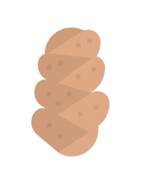 Beyaz arkaplan vektörü illüstrasyonunda izole edilmiş altın biçiminde tahta günlük kaydı simgesi